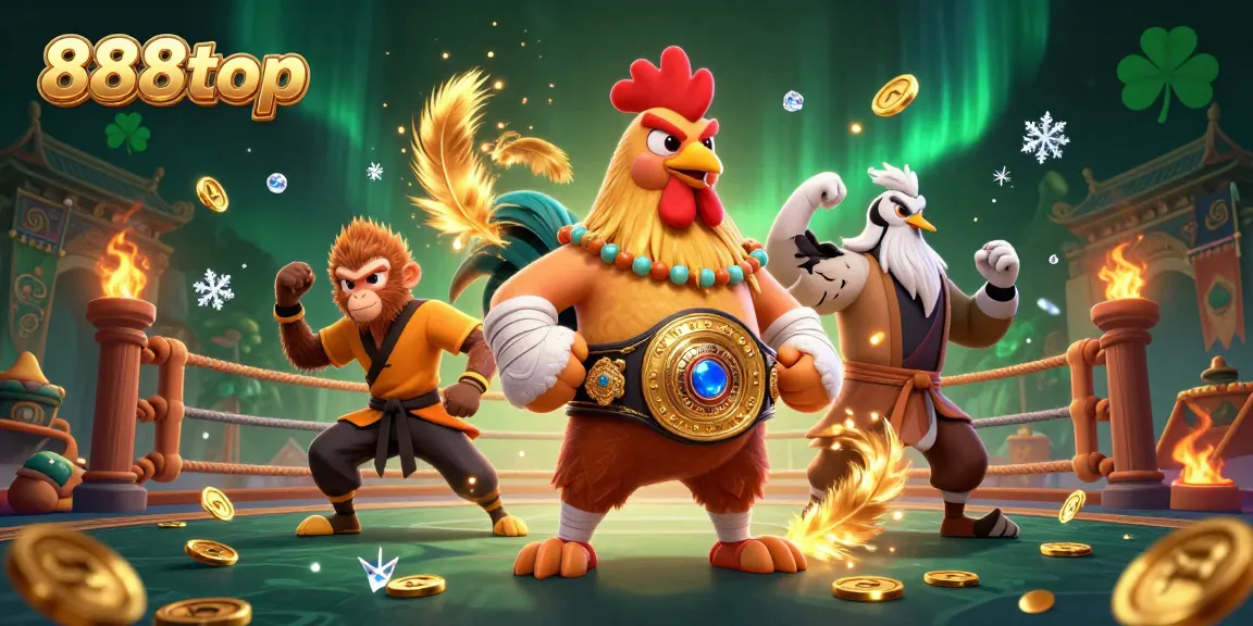 Engage with thrilling games at 888top, featuring unique casino characters in action.