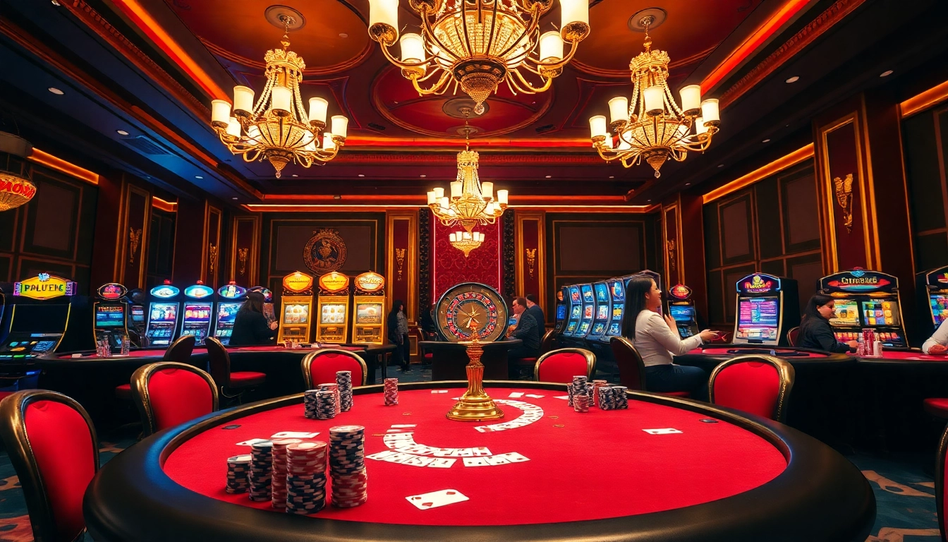 Experience the thrill of 9bet with vibrant casino action at a luxurious gaming table.