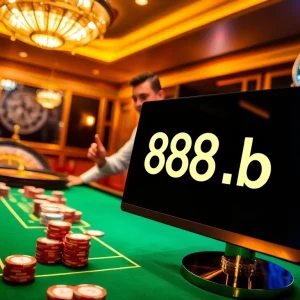 Exciting table games capturing the thrill of betting with the 888b link on display.