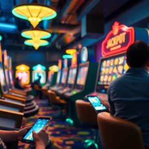 Exciting online gaming scene featuring hoki138 pro slot games with vibrant colors and dynamic elements.