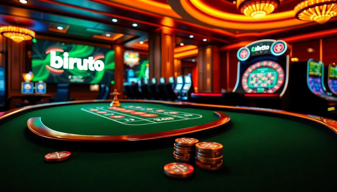 Experience vibrant casino excitement as players enjoy captivating games at birutoto's online casino.