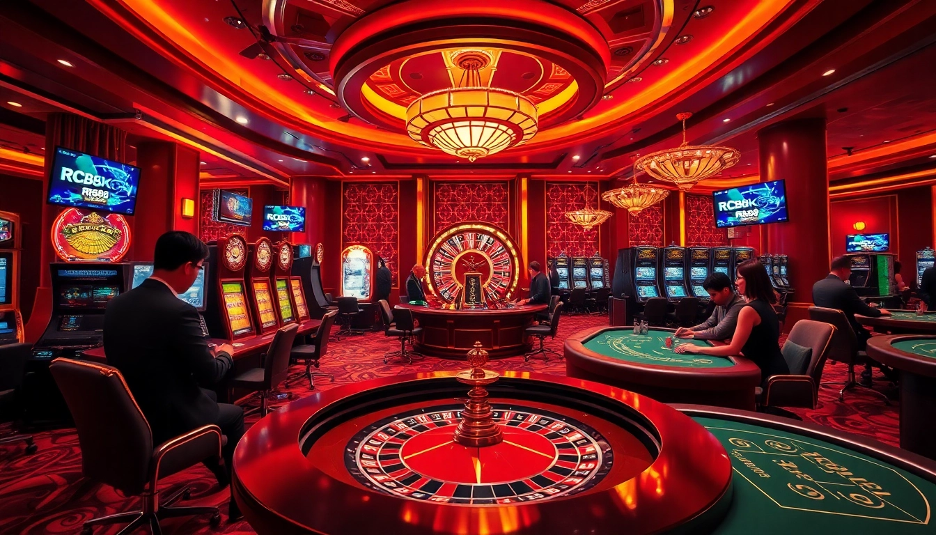 Experience the thrill of winning at RR88 link in a luxurious casino setting.