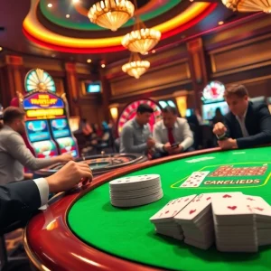 Experience thrilling poker action at Hi88 casino with vibrant tables and exciting gameplay.