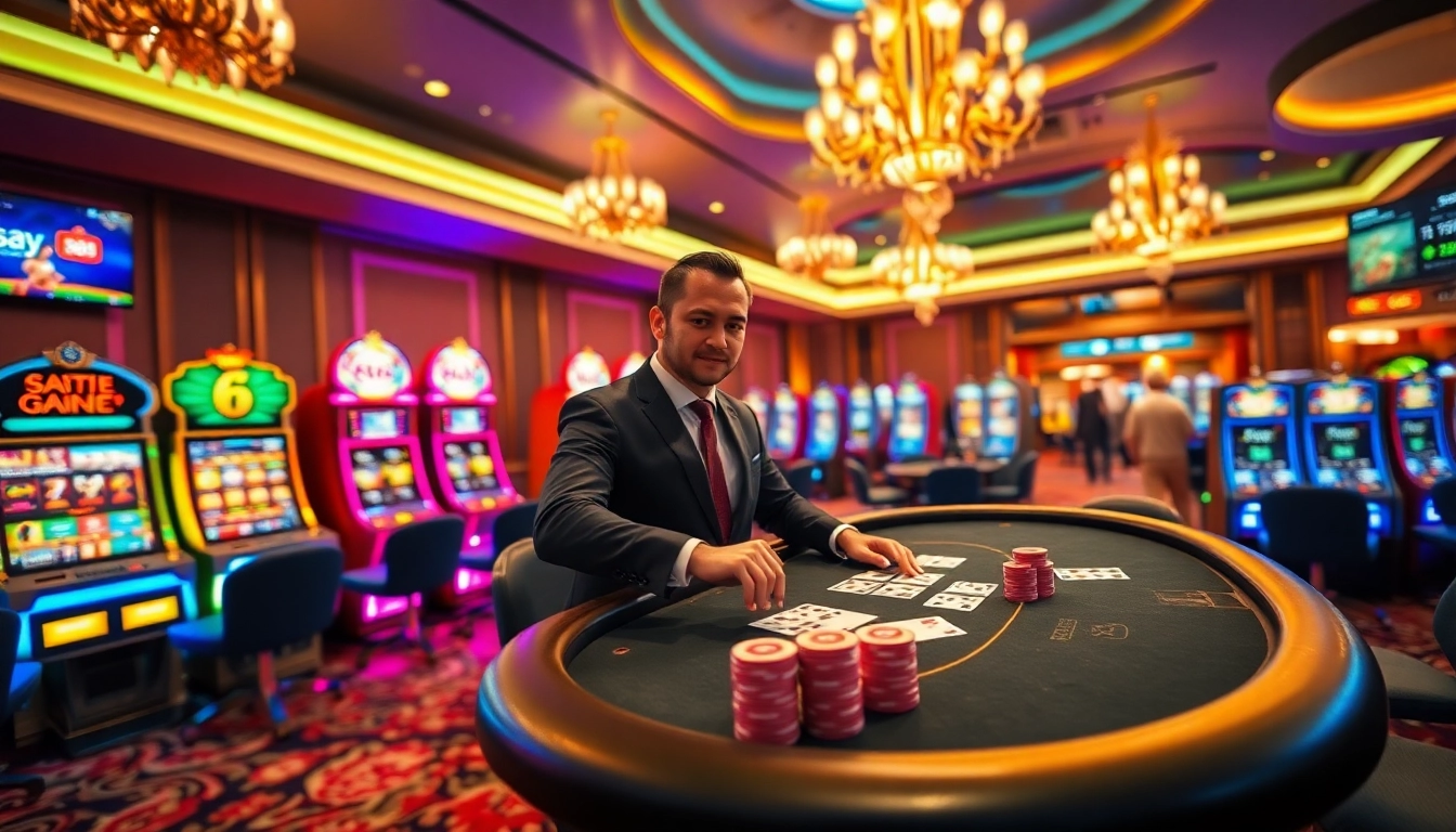 Experience luxury gaming at Say88 nhà cái with vibrant casino action and stunning visuals.