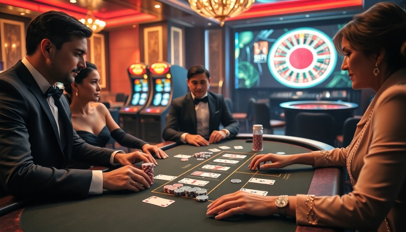 Engaged players experience the excitement of online gambling at https://mm88.sh/ with luxurious casino ambiance.