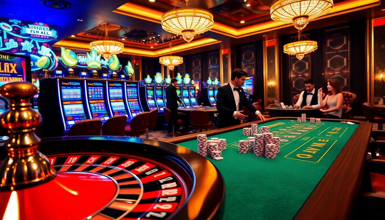 Experience the thrill of ww88 com at an upscale casino featuring poker games and roulette.