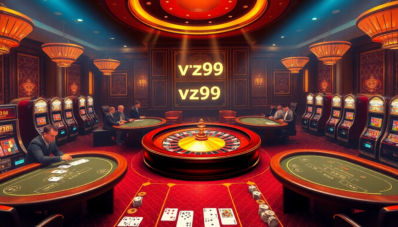 Experience thrilling gameplay at vz99 with professional poker tables and exciting casino slots.