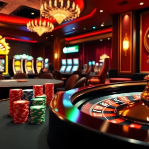 Experience thrilling action at MK8.COM with vibrant casino tables and engaging players.