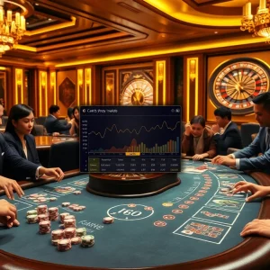 Tác giả Trần Chinh provides expert insights amidst an exciting casino environment.