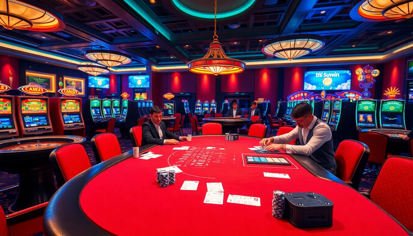 Experience the thrill of tải sunwin as players engage in exciting casino games.