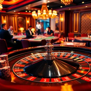 Experience the thrill of high-stakes gambling at home vvjl with luxurious casino tables and vibrant game action.