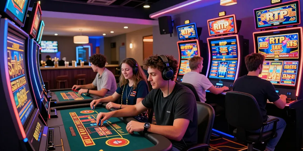 Diverse players enjoying a vibrant gaming experience at pavilions.org.uk credit card casinos.