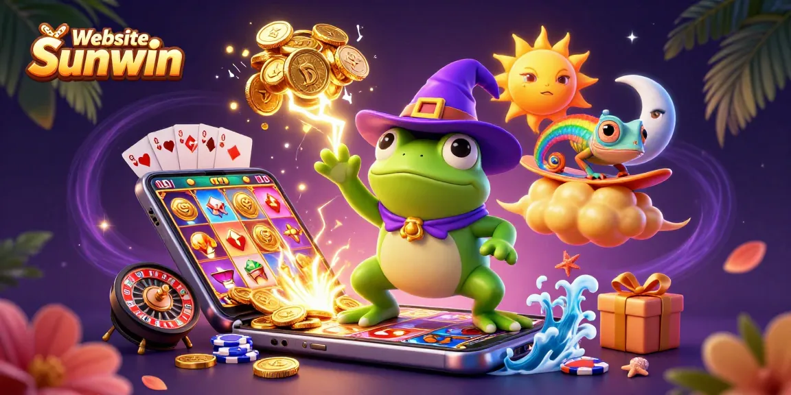 Experience a vibrant winning rush with Website Sunwin’s magical casino adventure featuring colorful animations.